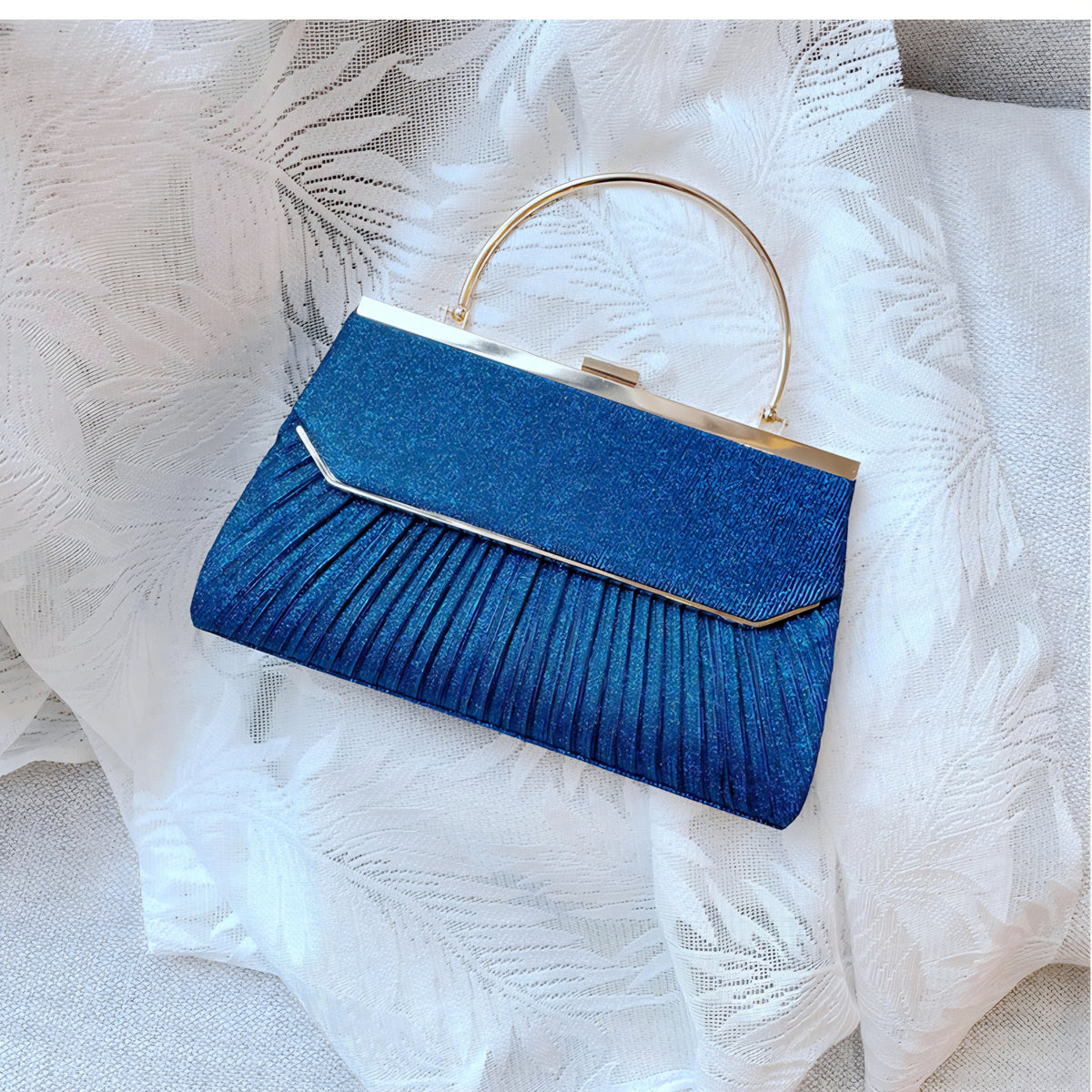 Pochette de luxe 25cm - Bleu