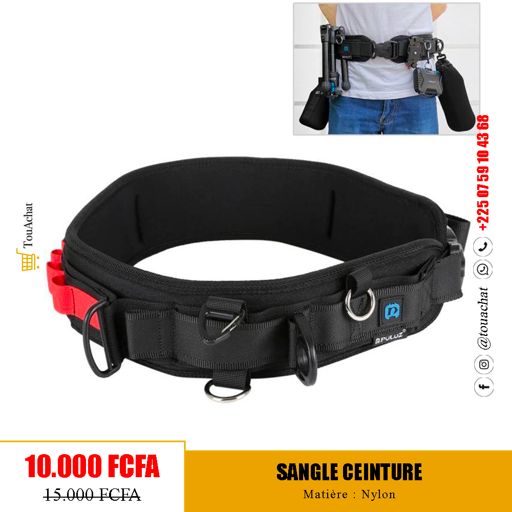 Sangle Ceinture pour Photographe et Vidéaste