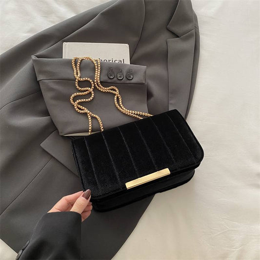 Pochette Velours - Noir