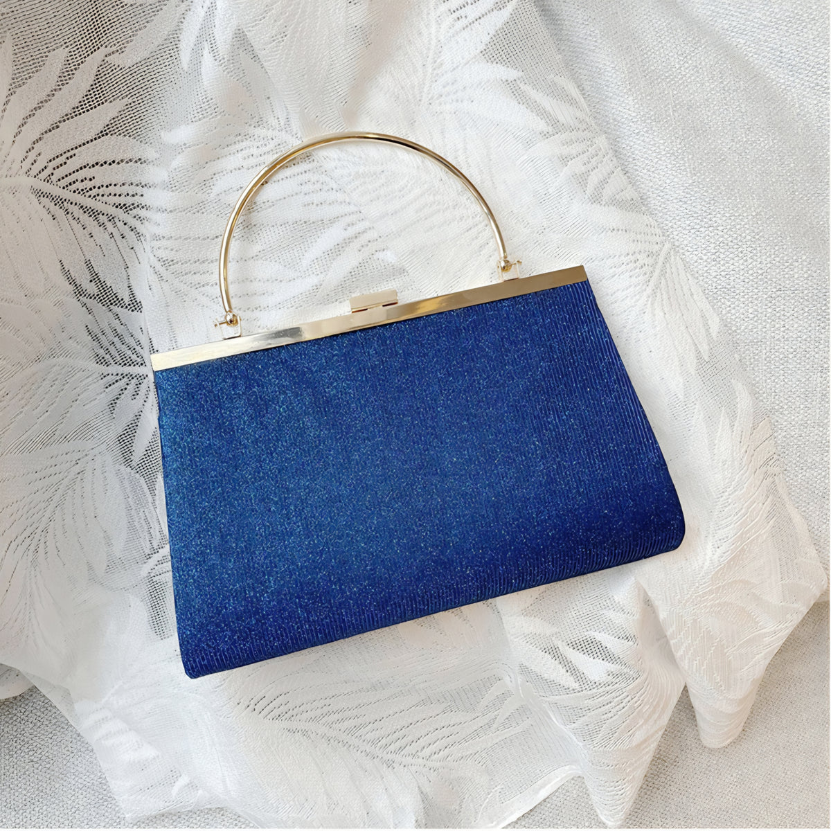 Pochette de luxe 25cm - Bleu