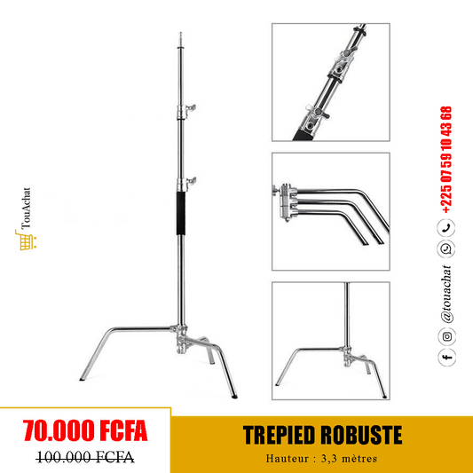 Trépied Robuste de 3,3 mètres
