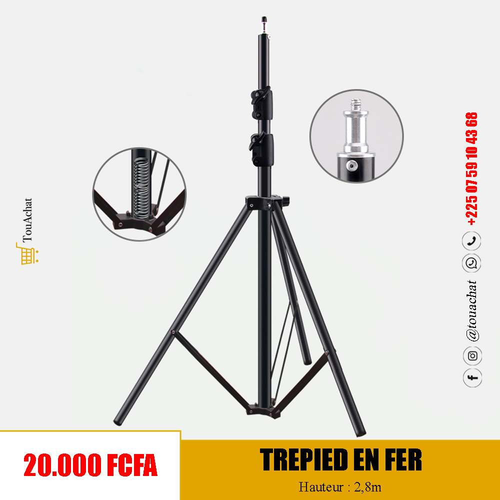 Trépied en Fer de 2,8 mètres