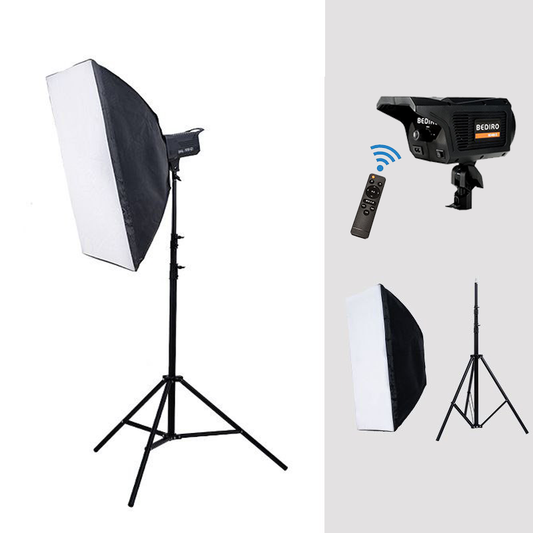 Trépied + Softbox 60x90CM + Projecteur 800W