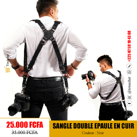 Sangle Double Epaule pour Appareil photo