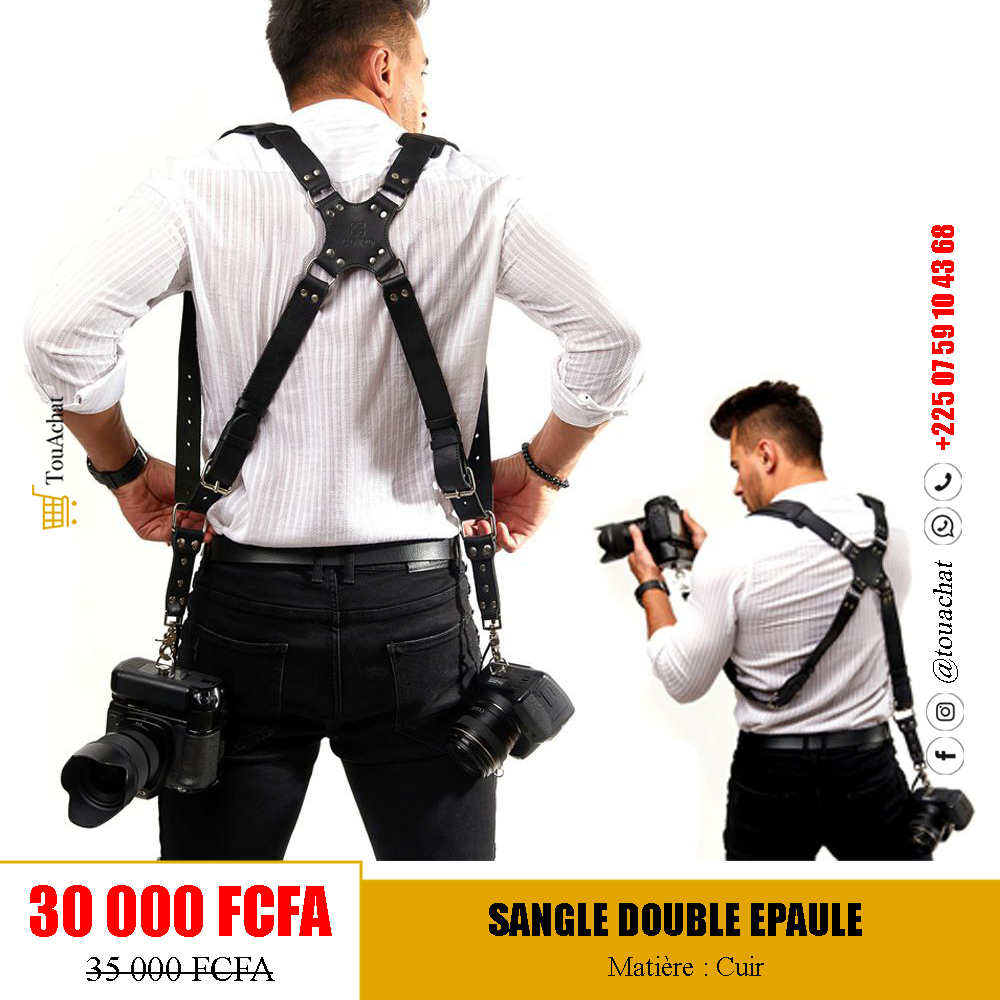Sangle Double Epaule pour Appareil photo