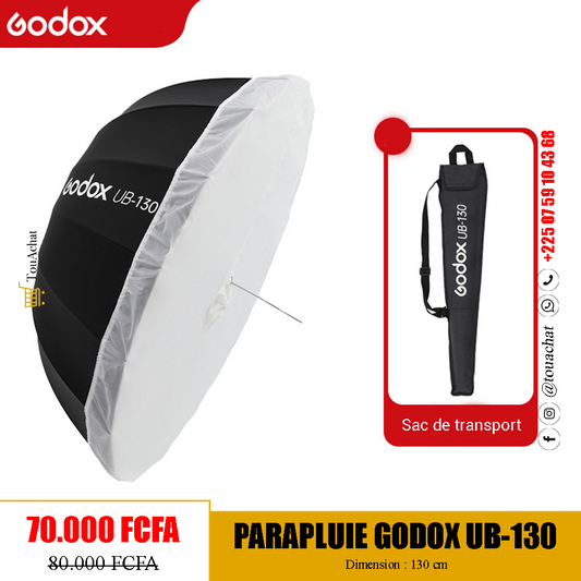 Parapluie GODOX UB-130, Parapluie de 130cm
