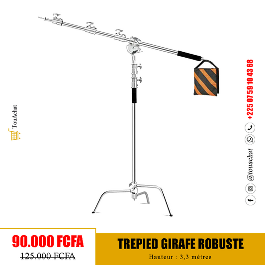 Trépied Girafe Robuste de 3,3 mètres