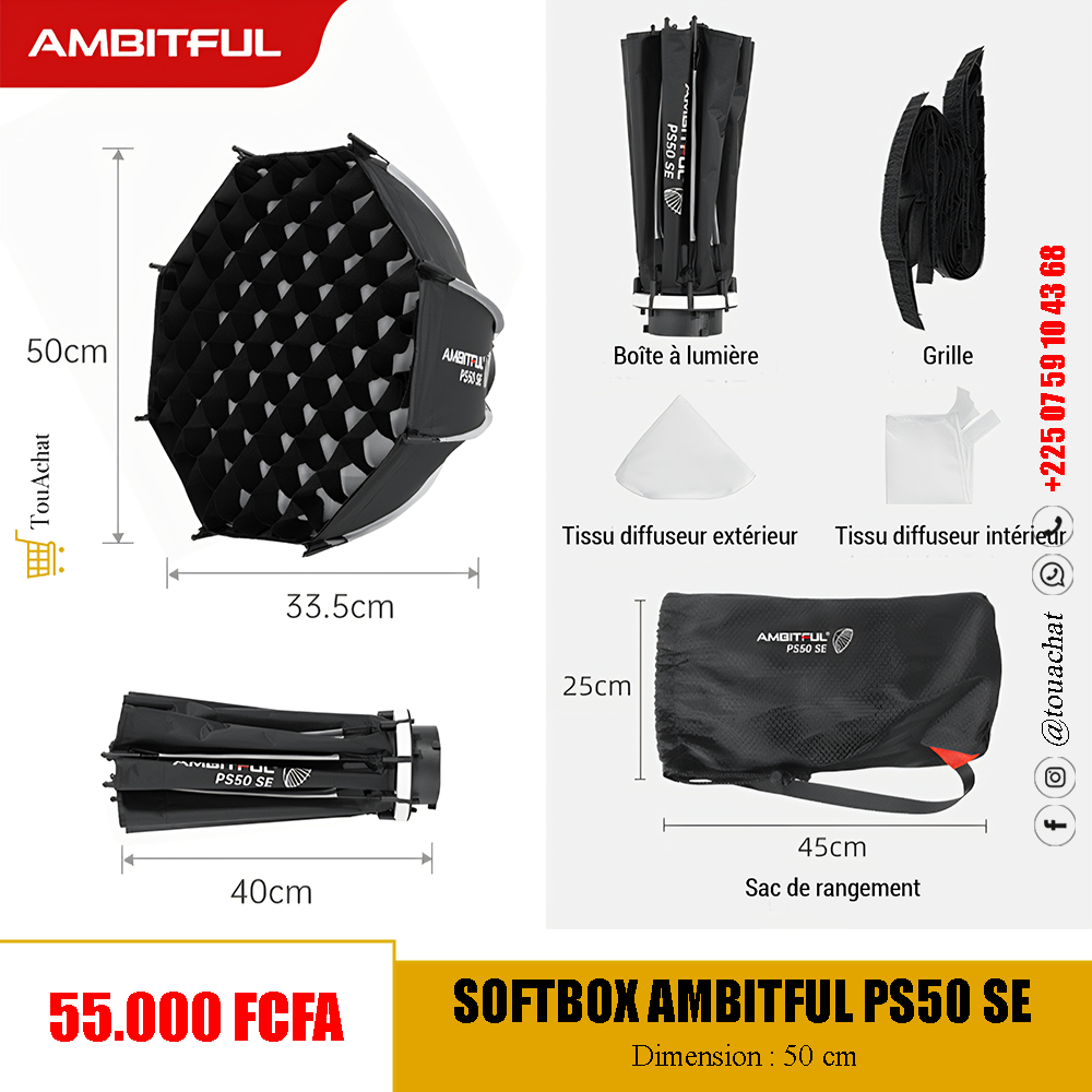 Softbox AMBITFUL PS50 SE