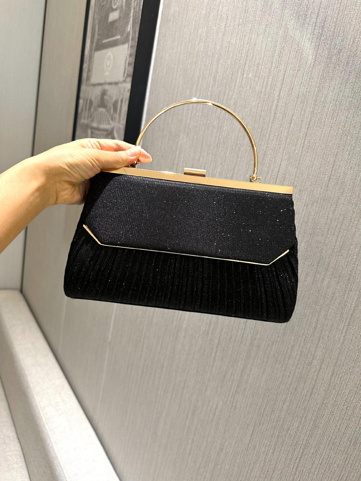 Pochette de luxe 25cm - Noir