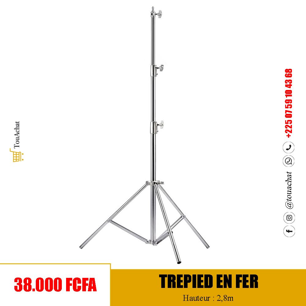 Trépied en Fer de 2,8 mètres