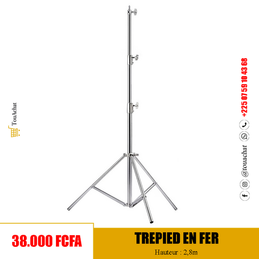 Trépied en Fer de 2,8 mètres