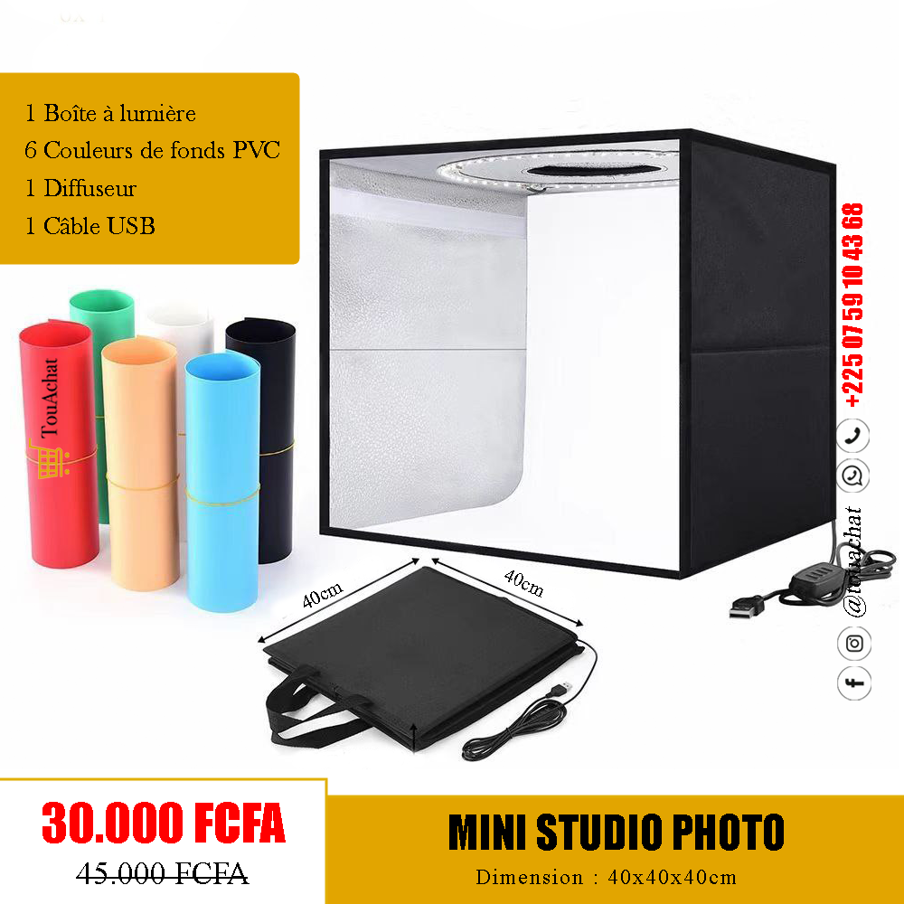 Mini Studio Photo de 40cm