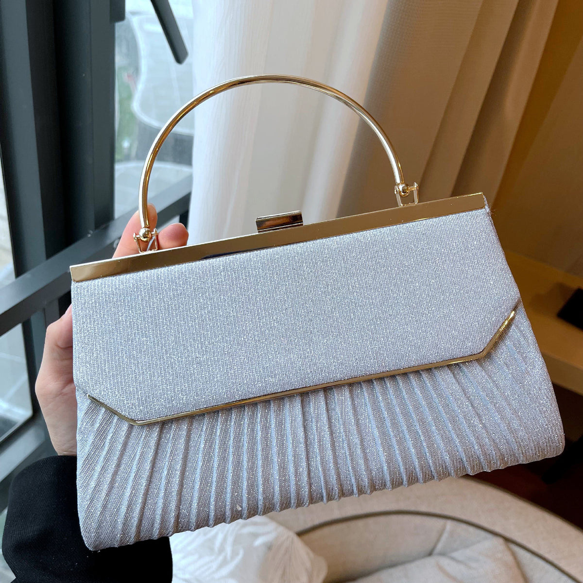 Pochette de luxe 25cm - Couleur Argent