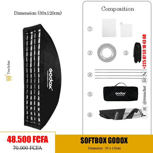 Softbox Godox 30x120cm