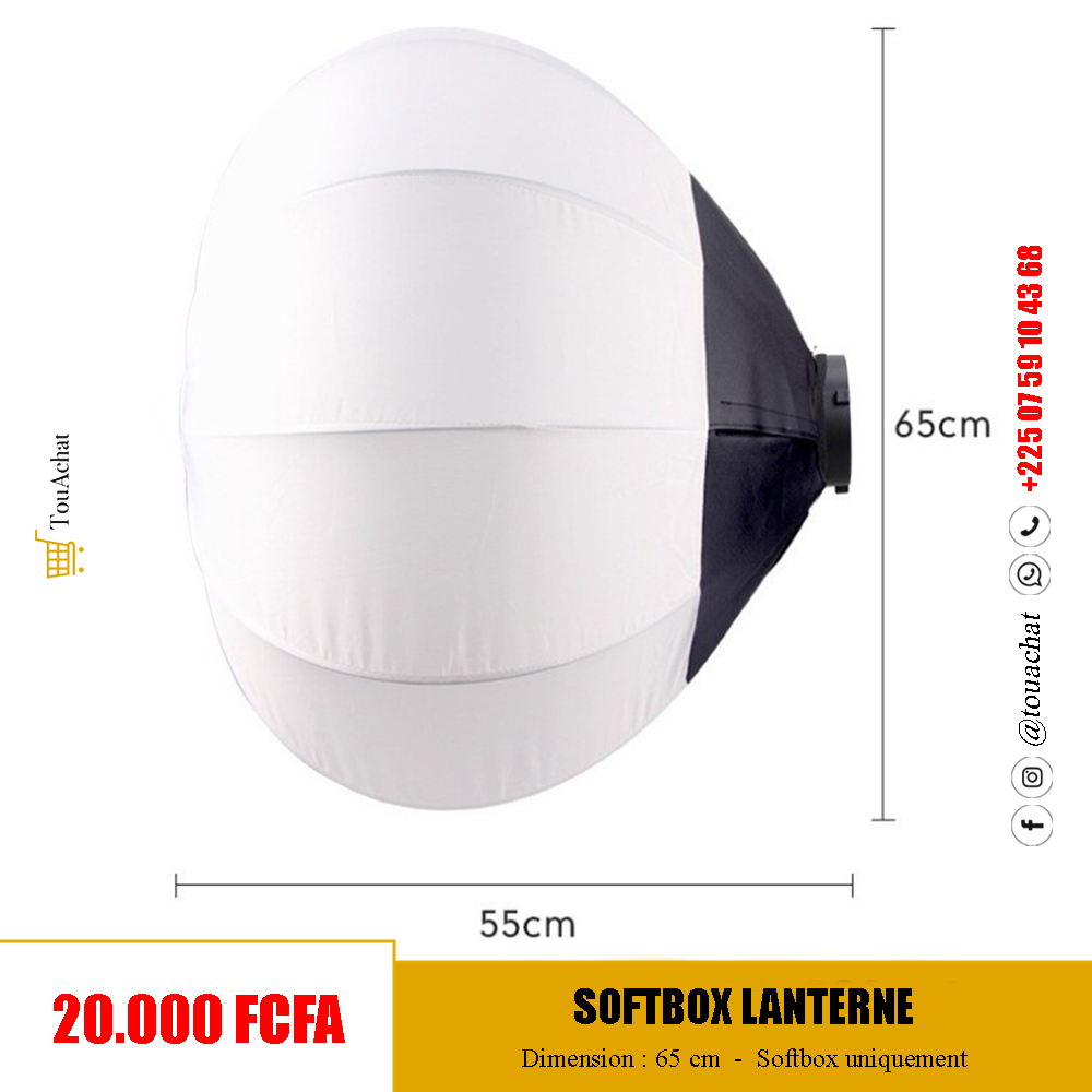 Softbox Lanterne 65cm