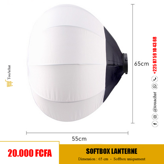 Softbox Lanterne 65cm